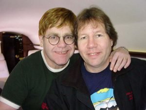 Elton John and Clive by Bob Halley