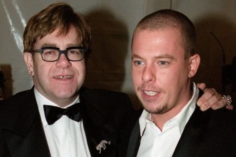 Alexander McQueen was friends with Elton John
