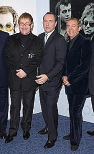 Elton John, Kevin Spacey and Bernie Taupin