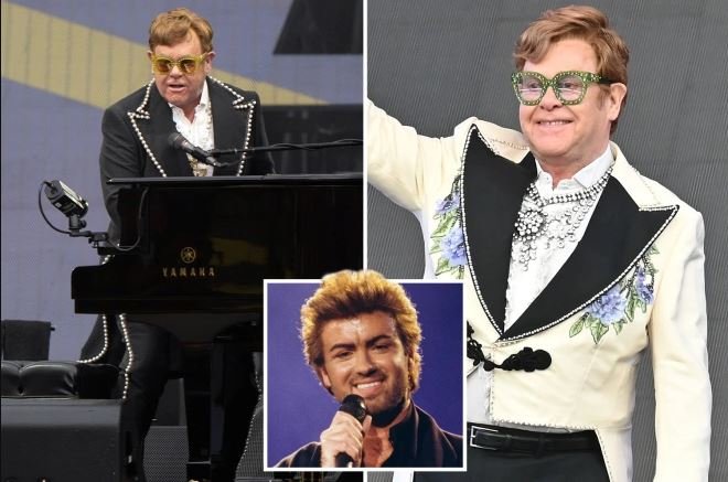 Elton Remembers Late Friend at Hyde Park Show