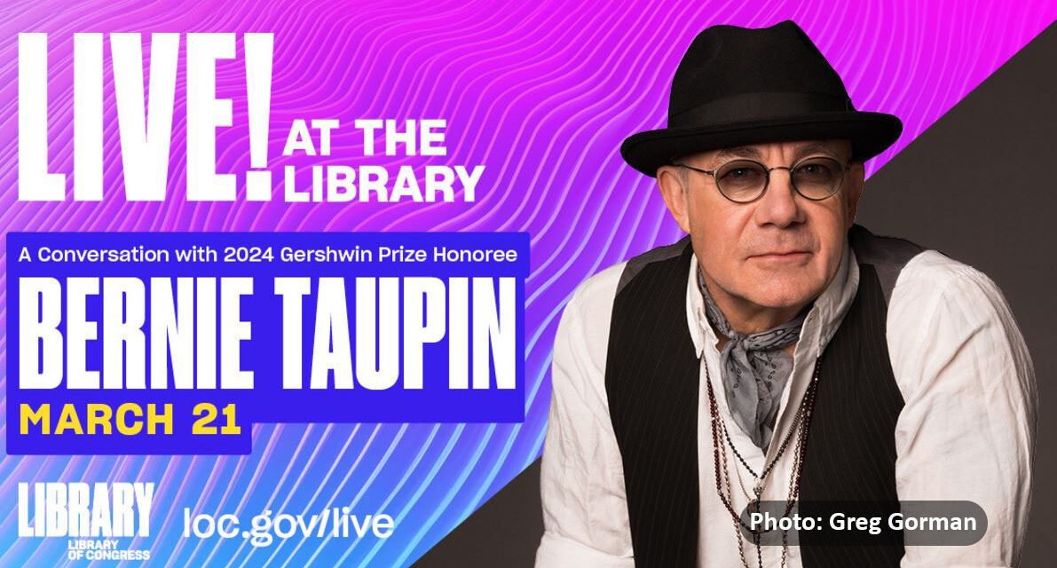 BT in DC: Taupin to Sit Down With Librarian of Congress