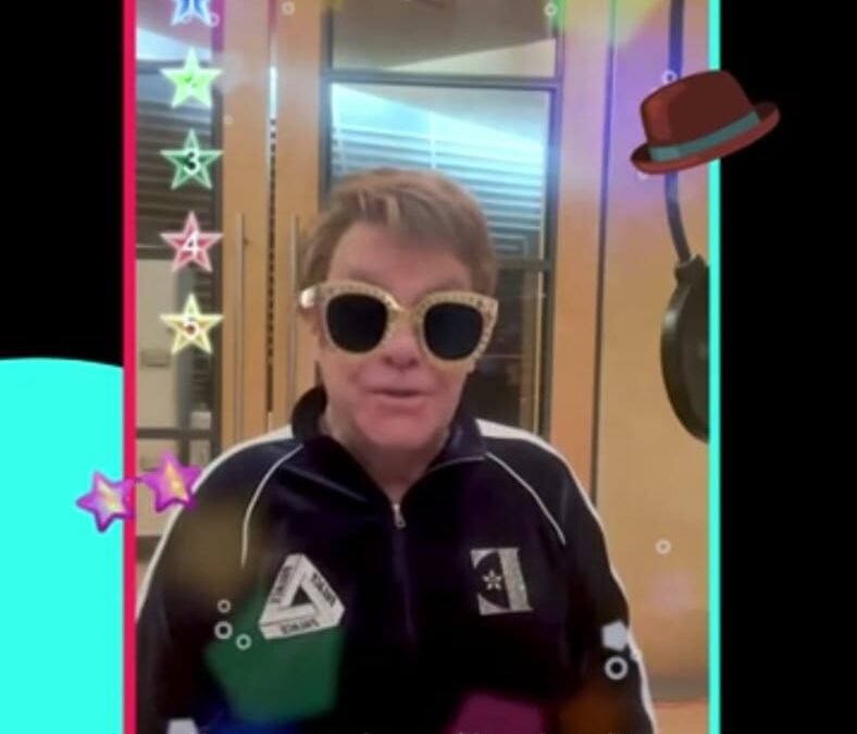 Ticking, Ticking…Elton the face of downbeat TikTok